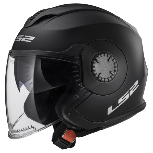 LS2 Verso Open-Face Matte Black Helmet image1