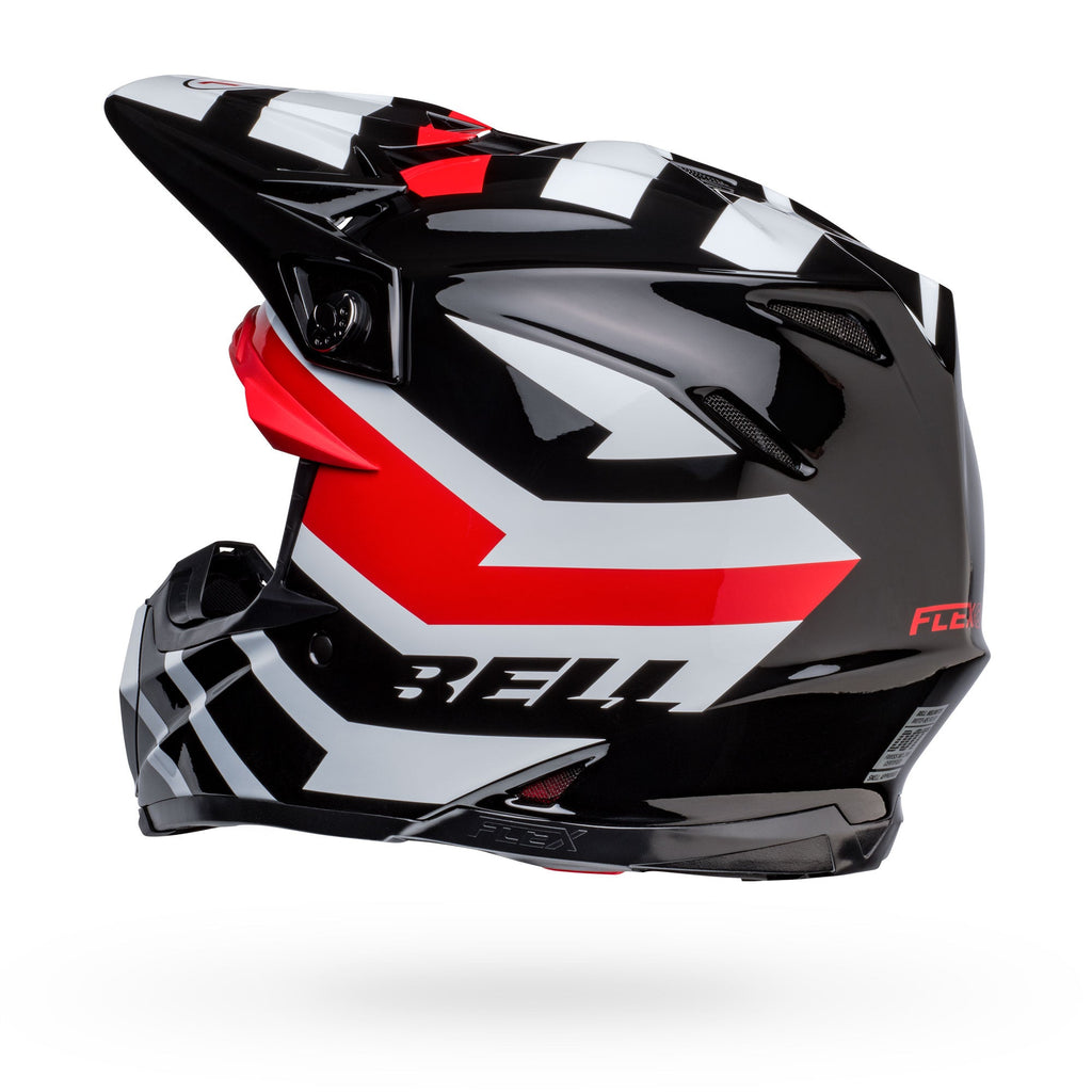 "PS MOTO-9S FLEX BANSHEE BK/RD S angle 6"
