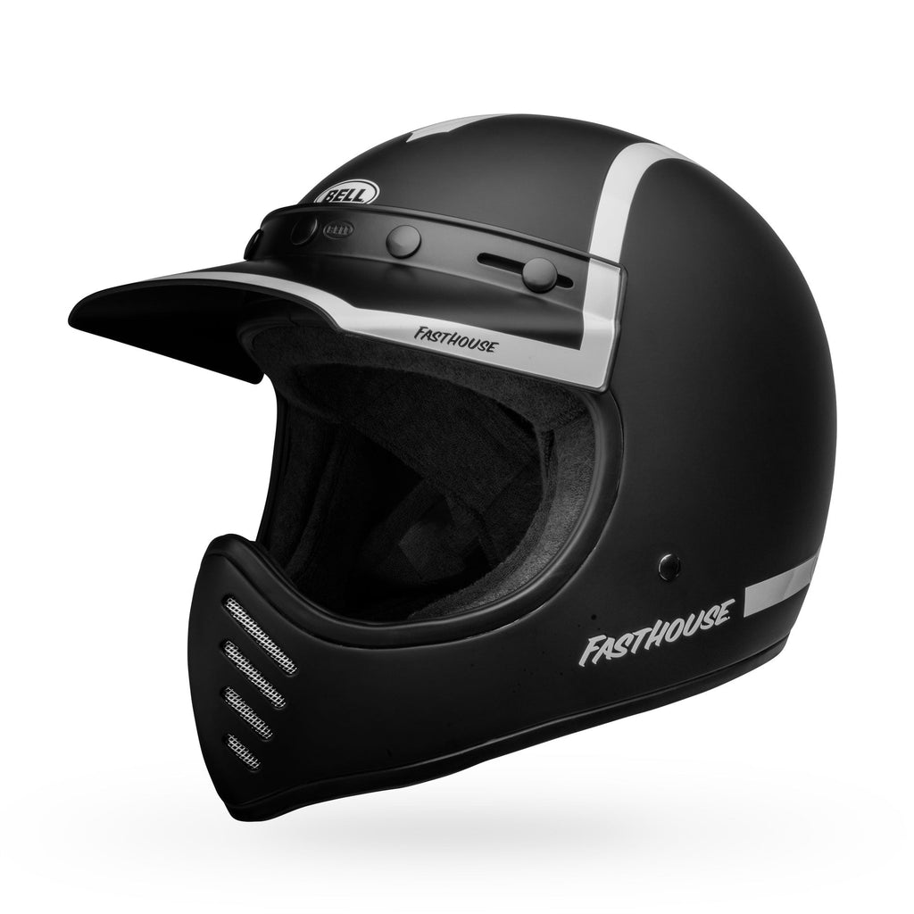 "PS MOTO-3 FH OLD ROAD M/G BK/WH S angle 4"