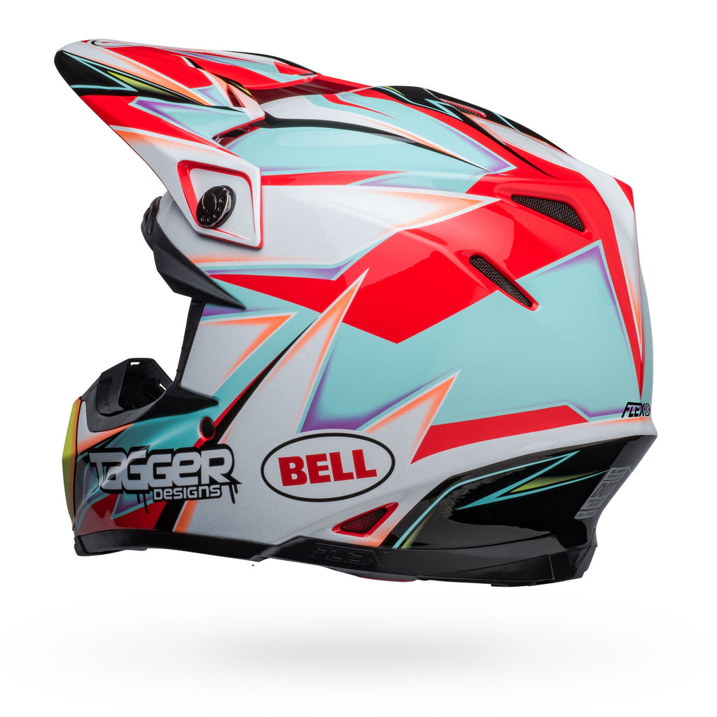 "PS MOTO-9S FLEX TAGGER EDGE WH/AQ S angle 6"