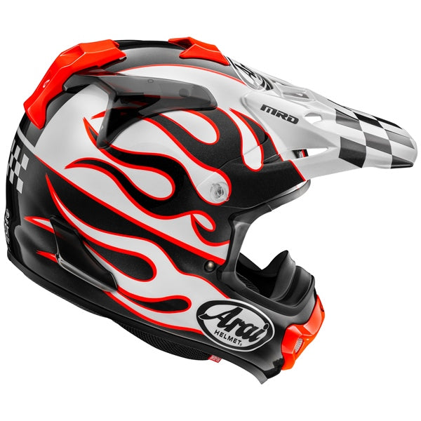 Arai VX Pro 4 Flame Helmet 2
