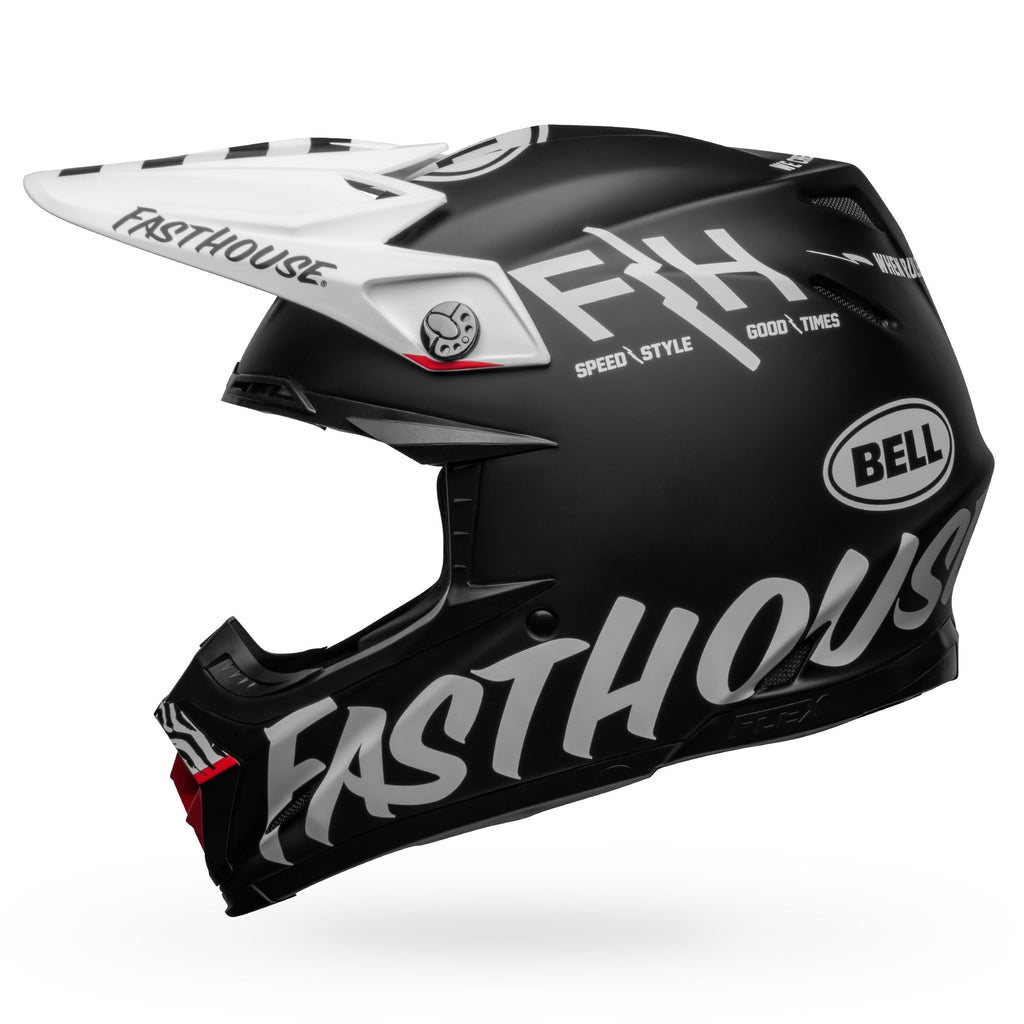 PS MOTO-9S FLEX FH FLXCRW MT BK/WH S angle 5